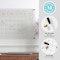 Martha Stewart Grayson Acrylic Wall Calendar w/Notes w/Dry Erase Marker and Mntng Hrdwr, 24in. x 18in., w/Gld Prnt BR-AC-4560-GD-CLRGLD-MS - alternate 10